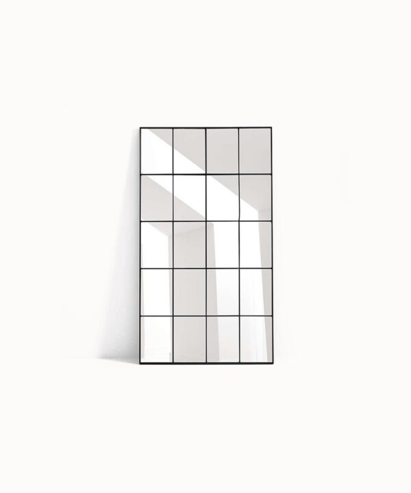 Floor Window Pane Mirror