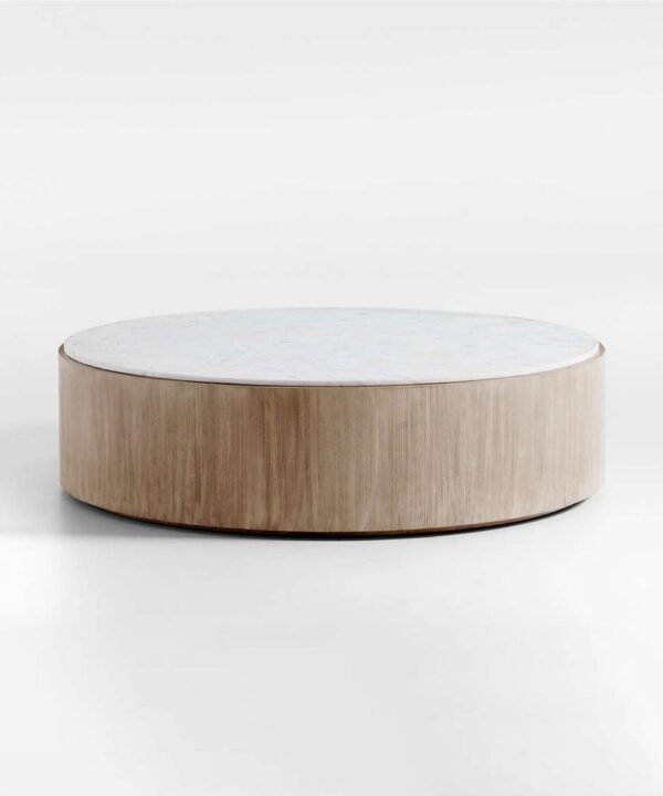 Troupe Round Pine Coffee Table